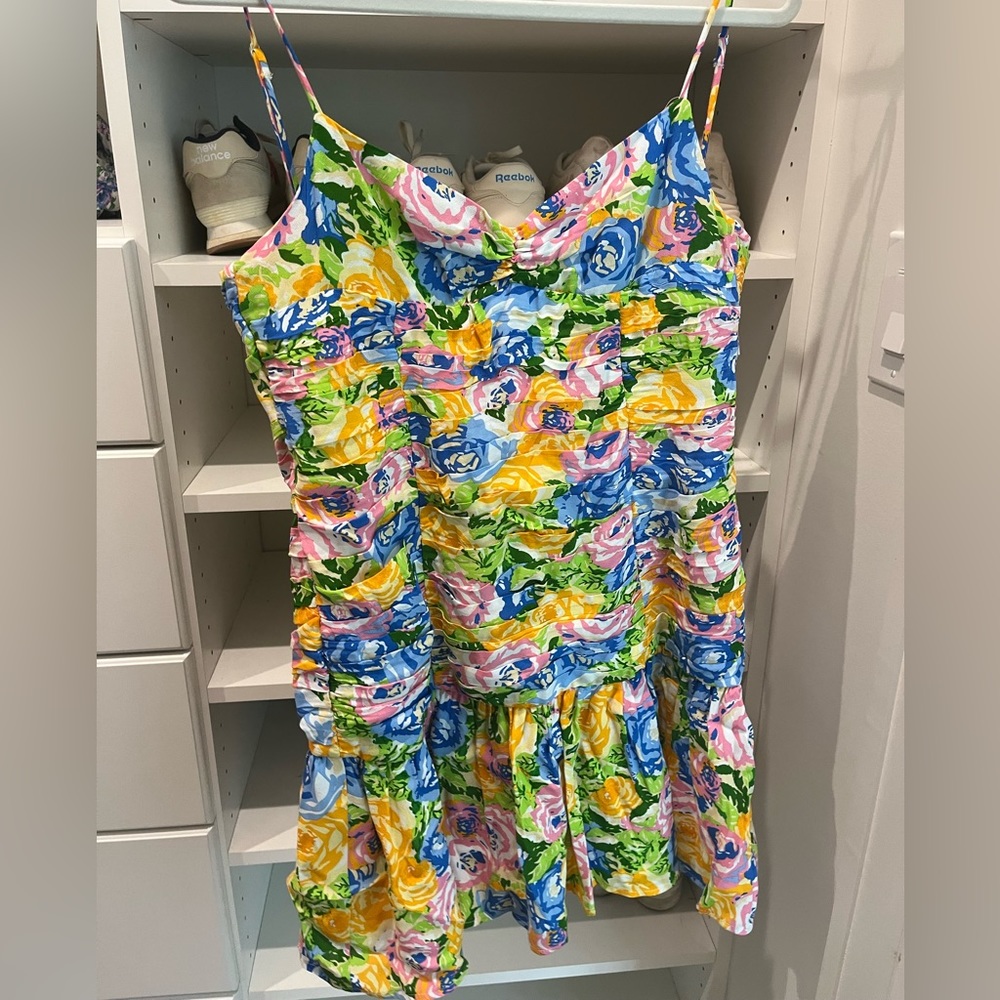 The cutest Zara floral dress, perfect for spring and summer